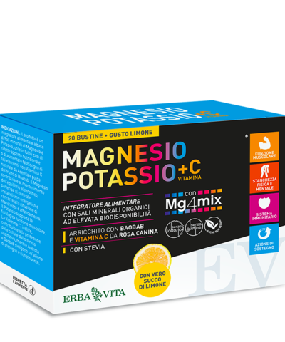 MAGNESIO POTASSIO + VITAMINA C - GUSTO LIMONE