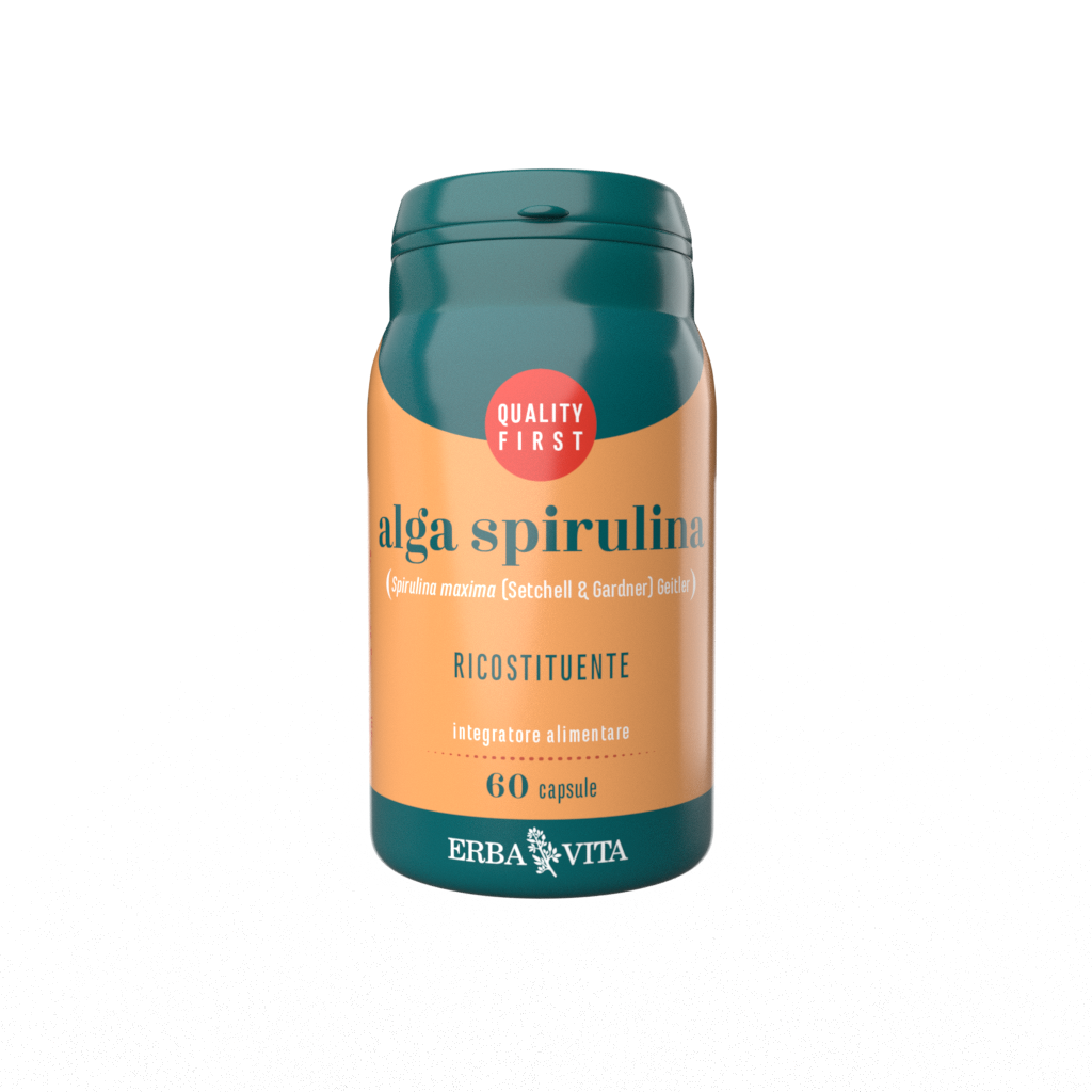 intergratore alimentare a base di alga spirulina ad azione ricostituente