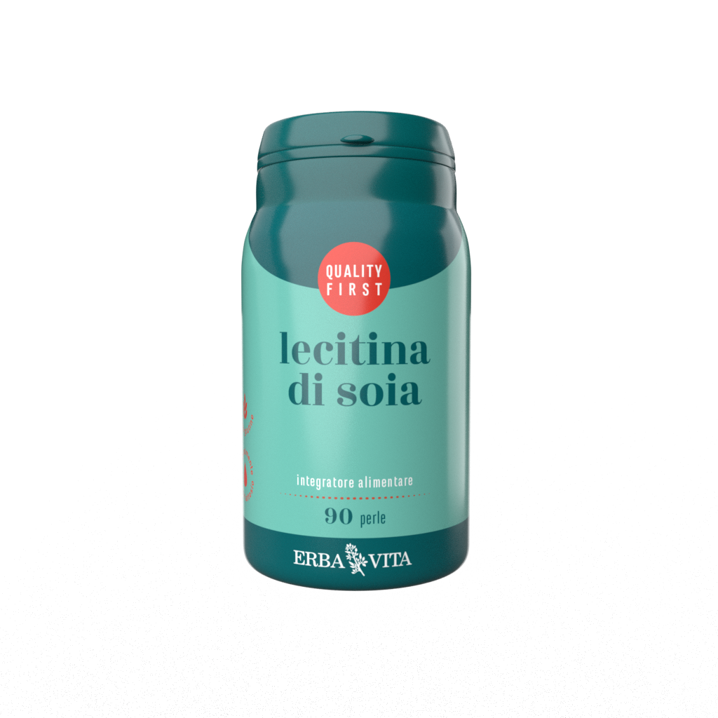integratore alimentare a base di lecitina di soia in perle
