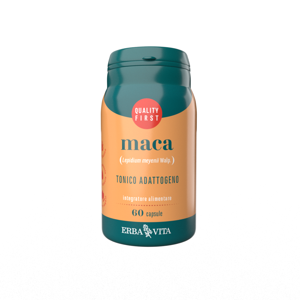 integratore alimentare a base di maca in capsule per l'energia