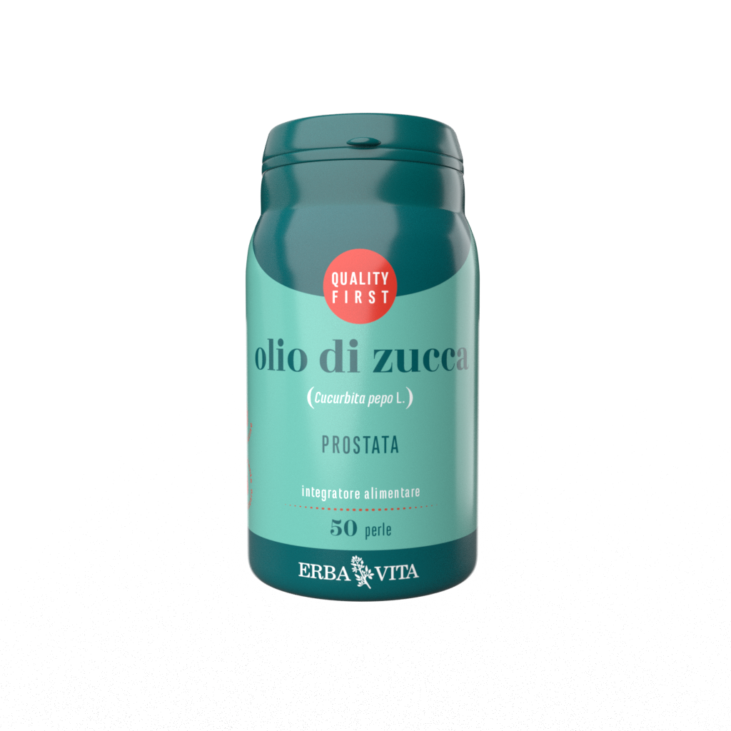 integratore alimentare in perle a base di olio di zucca per la prostata