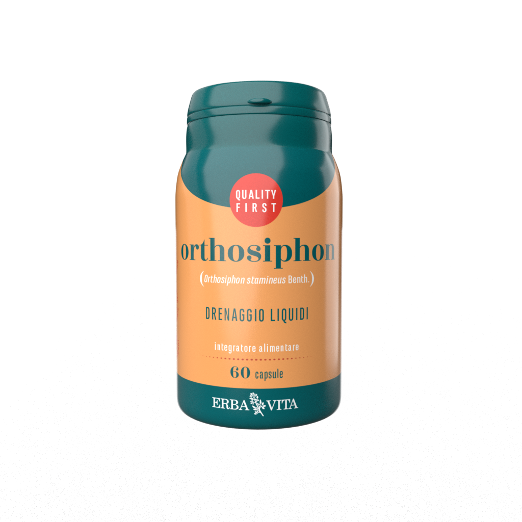 integratore alimentare a base di ortosiphon in capsule per il drenaggio dei liquidi