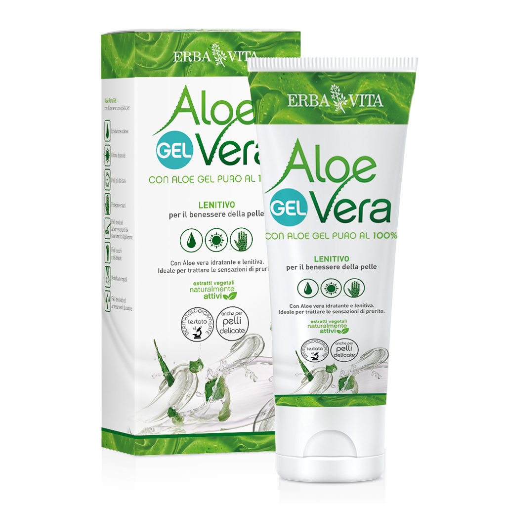 Prodotto cosmetico a base di succo di aloe vera puro al 100%