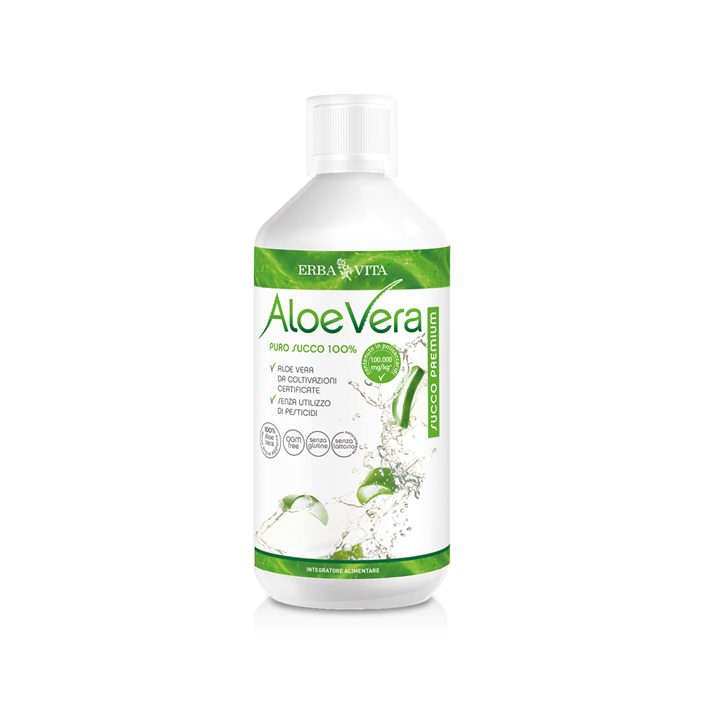 Integratore alimentare a base di succo di aloe vera puro al 100%