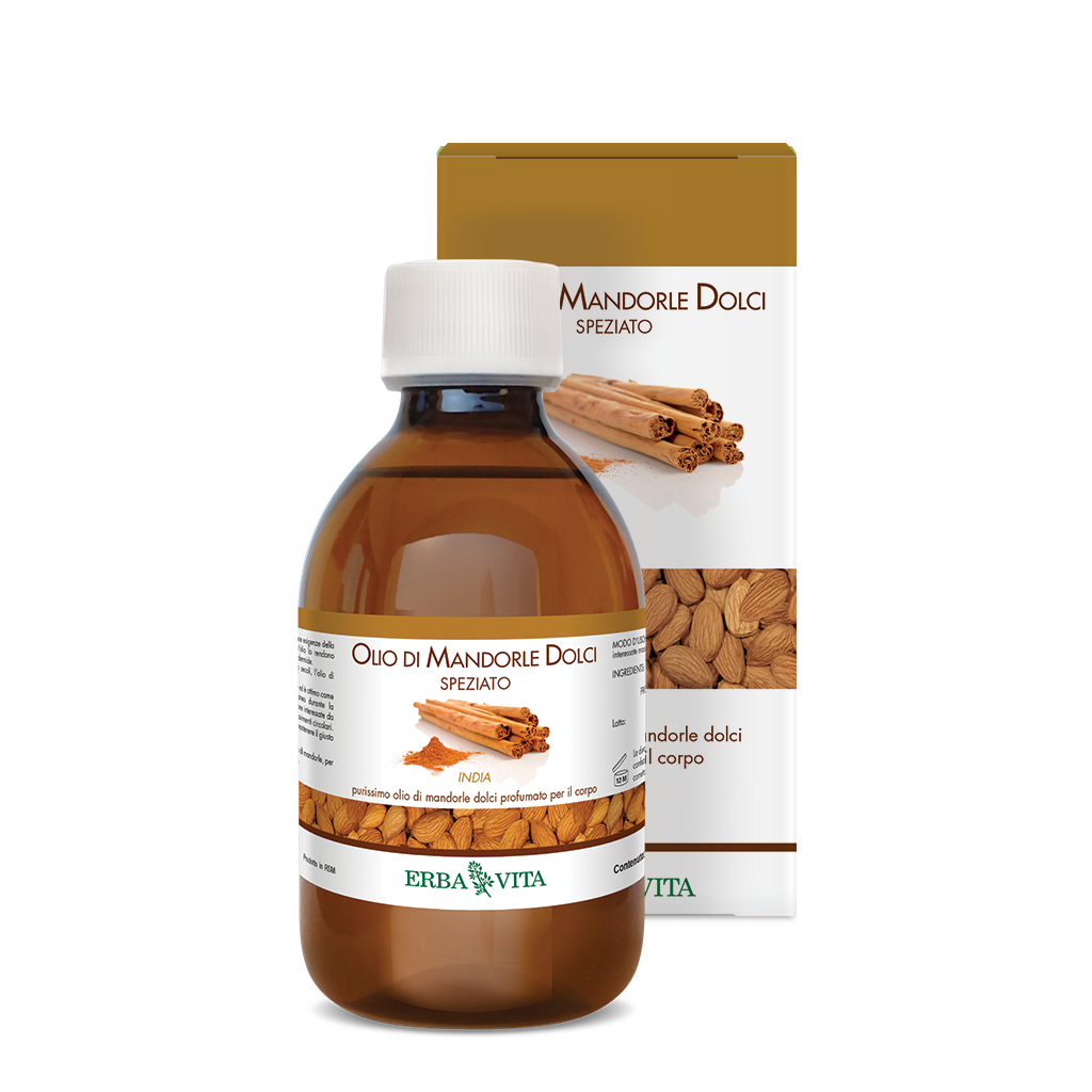 Olio di mandorle dolci per il corpo
