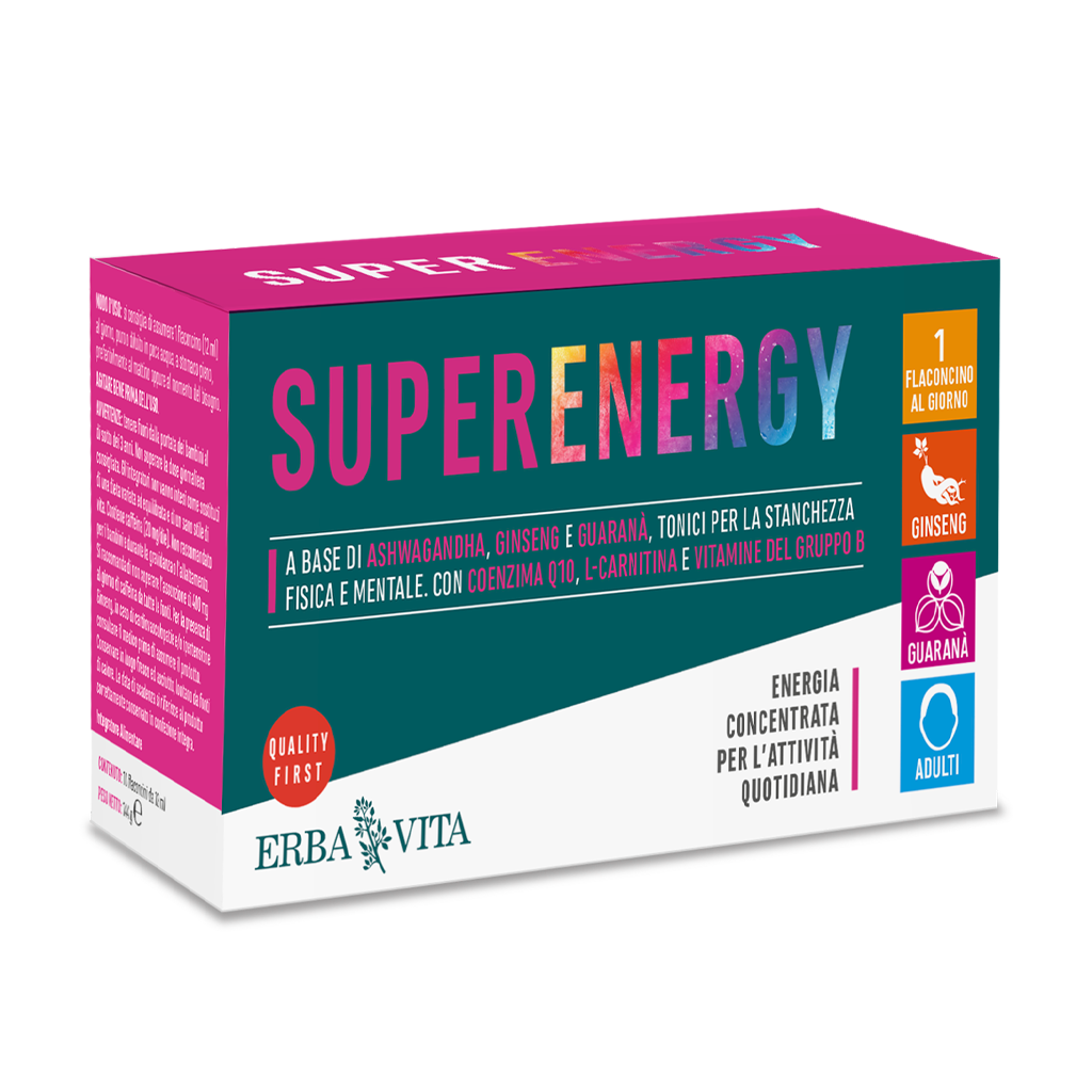 Super Energy integratore alimentare energetico a base di ginseng e guaranà