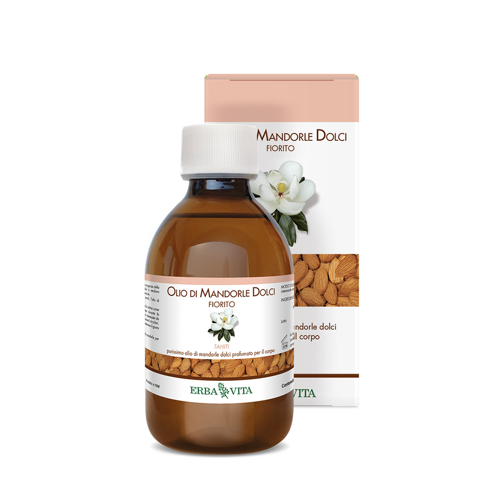 Olio di mandorle dolci per il corpo