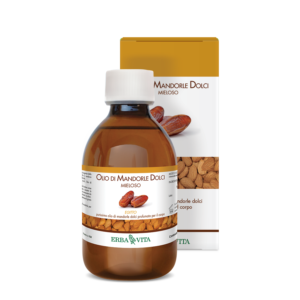 Olio di mandorle dolci per il corpo