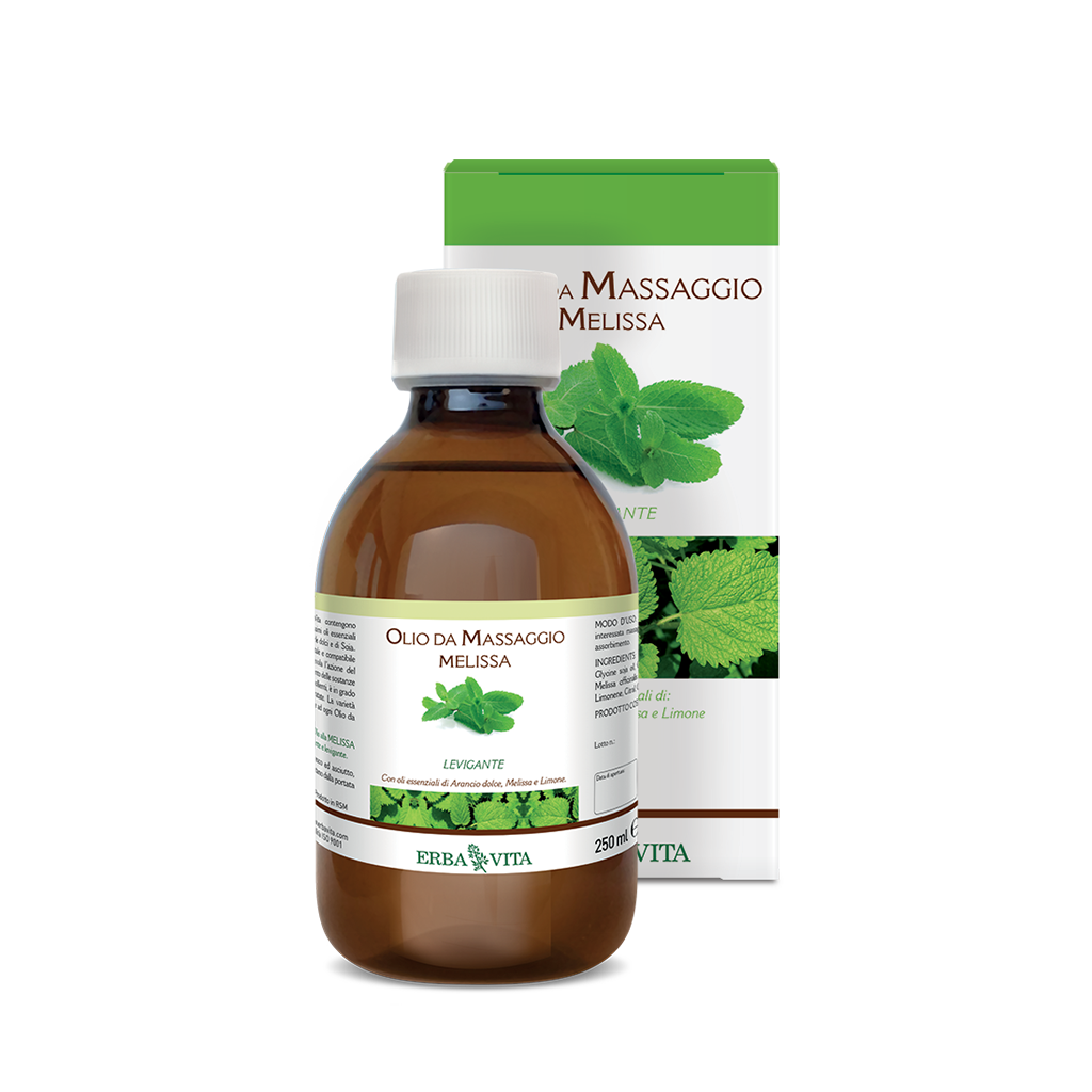 Olio da massaggio al profumo di melissa