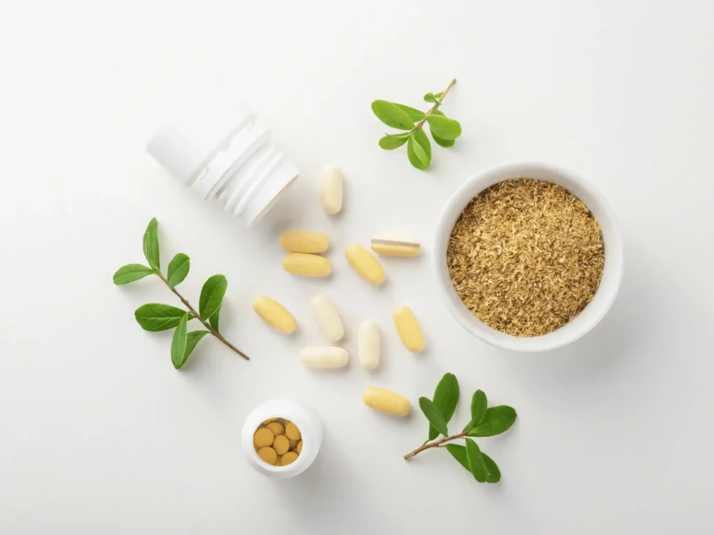 Ingredienti nell'etichetta di un integratore